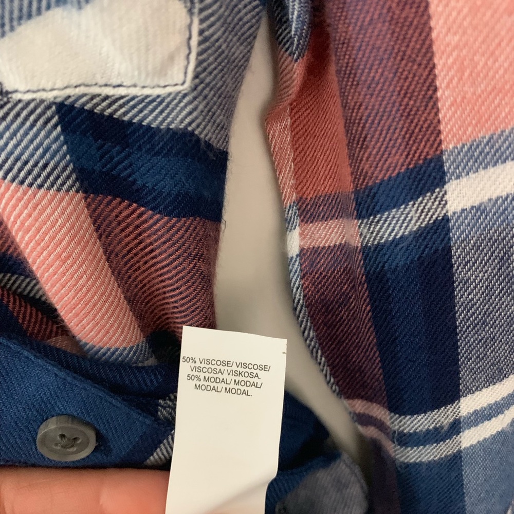 Lucky Brand Boyfriend Button Down Plaid Shirt - Picture 5 of 6